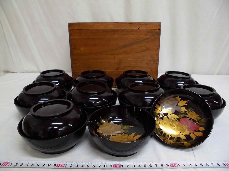 Yahoo!オークション -「漆器 椀 5客」(漆芸) (工芸品)の落札相場