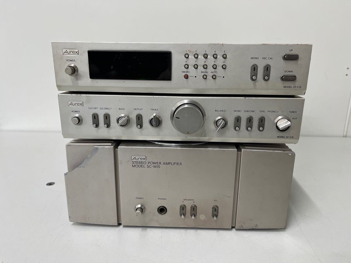 Yahoo!オークション -「aurex sy-c15」(アンプ) (オーディオ機器 Yahoo!オークション -「aurex sy-c15」(アンプ) (オーディオ機器