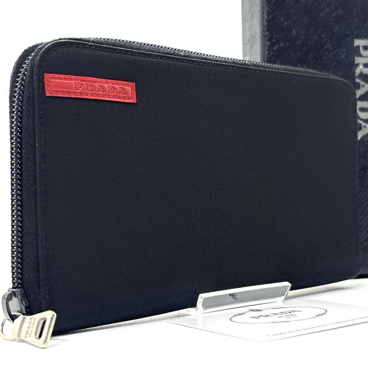 Yahoo!オークション -「pradaナイロンラウンドファスナー長財布 Yahoo!オークション -「pradaナイロンラウンドファスナー長財布