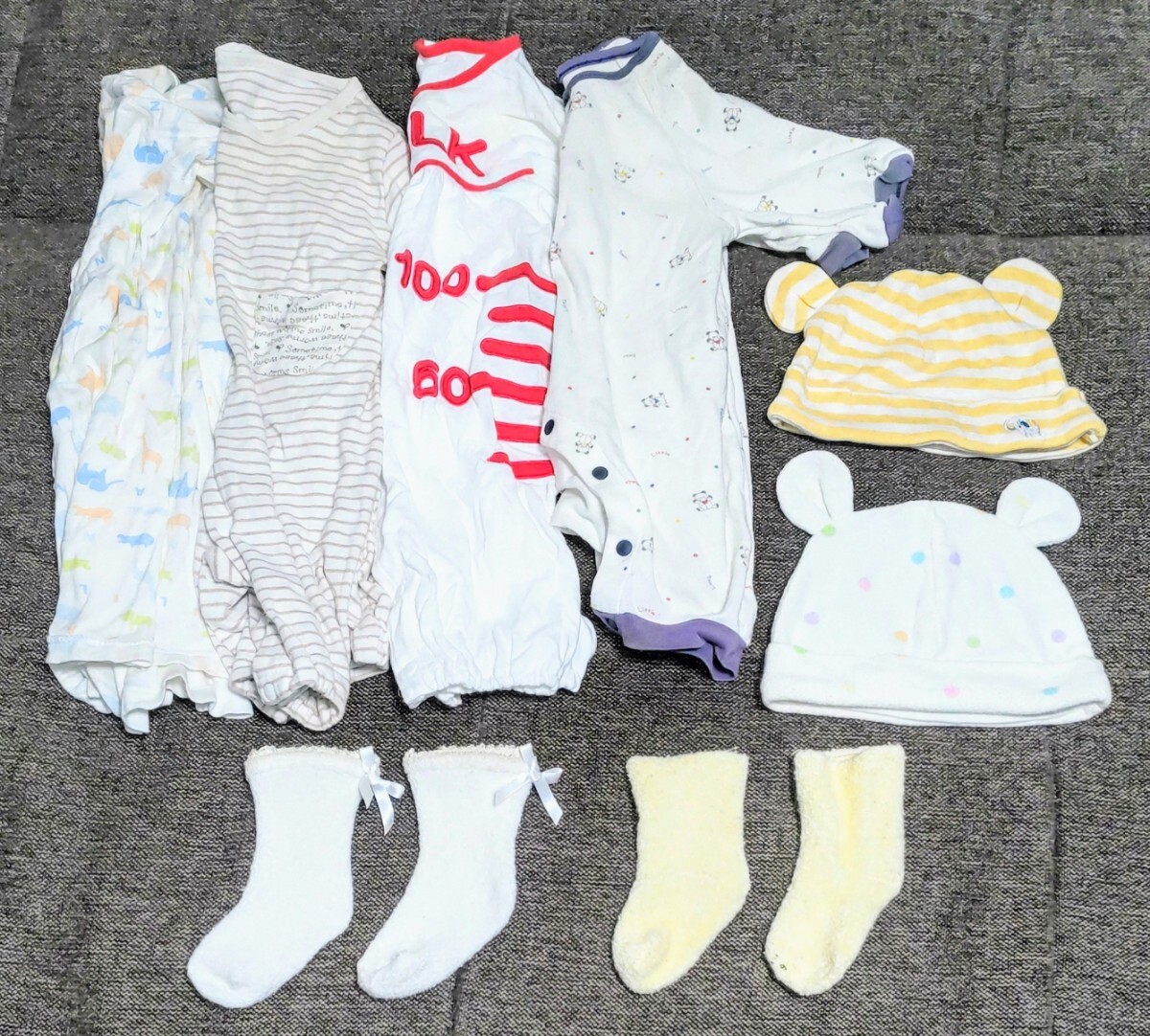 0-9 Months Newborn Baby Girl 2PCS Dress Heart Print