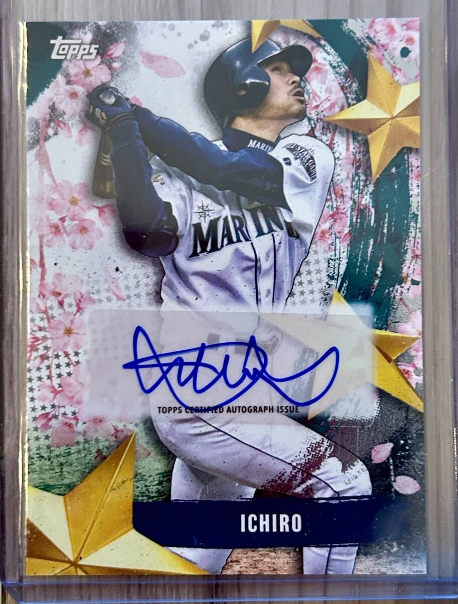 Yahoo!オークション -「イチローサイン」(Topps) (シングル Yahoo!オークション -「イチローサイン」(Topps) (シングル