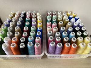 Рекомбинируемые! Набор из 100 шерстяных ниток, волшебная нить, нить для швейной машины для трикотажа, лента временного крепления.
