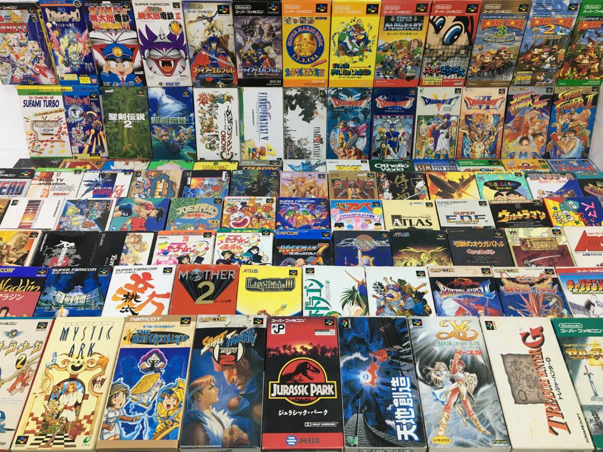 Yahoo!オークション -「スーパーファミコン100本セット」の落札