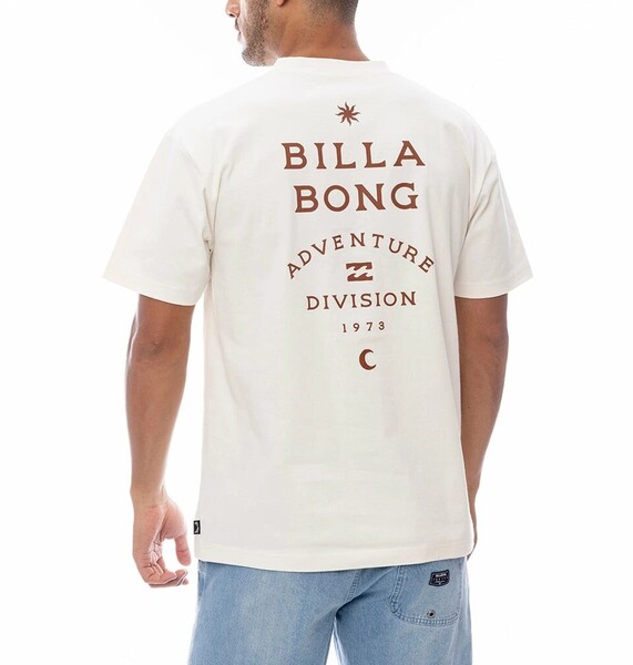★送料無料★2025春夏 新品【BILLABONG/ビラボン】【A/DIV.】 SAHARA Tシャツ【OVER FIT】 CRM メンズM BF011217