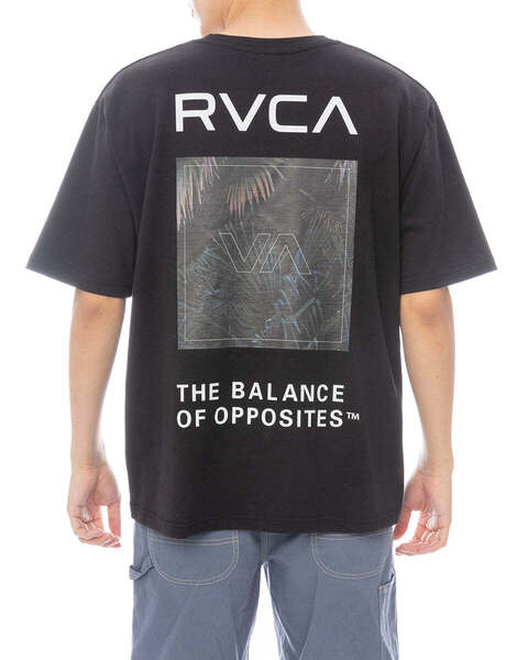 【SALE】★送料無料★2025春夏 新品【RVCA/ルーカ/ルカ】PALM BOX SS Tシャツ BLK メンズM BF041250
