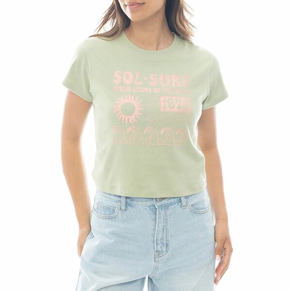 ★送料無料★2025春夏 新品【BILLABONG/ビラボン】GRAPHIC BABY FIT TEE Tシャツ GFM0 レディースM BF013215