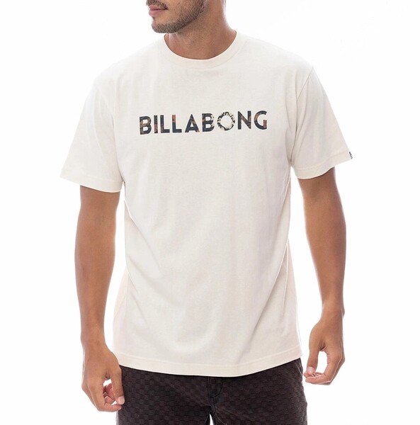 ★送料無料★2025春夏 新品【BILLABONG/ビラボン】UNITY LOGO Tシャツ CRM メンズM BF011200