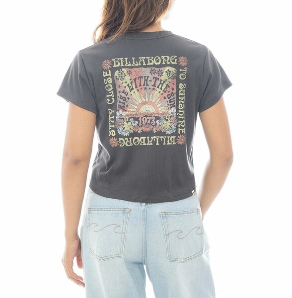 ★送料無料★2025春夏 新品【BILLABONG/ビラボン】GRAPHIC BABY FIT TEE Tシャツ OFB レディースM BF013215