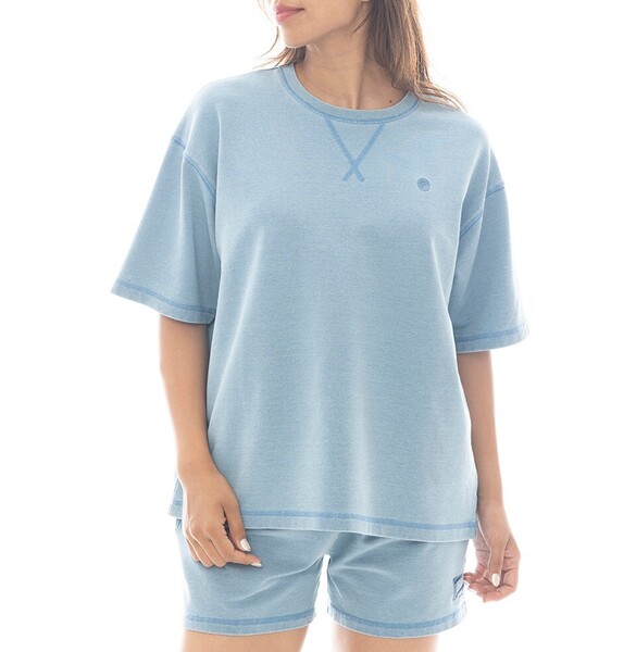 ★送料無料★2025春夏 新品【BILLABONG/ビラボン】LOOSE CROPPED SS スウェットトレーナー BLC レディースM BF013006