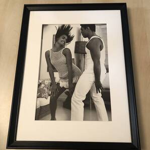 kj★額装品★ Bruce Weber Rickson Gracie A3額入 ポスター風 貴重写真 ヒクソングレイシー ブルースウェーバー 柔術 格闘家 リオ