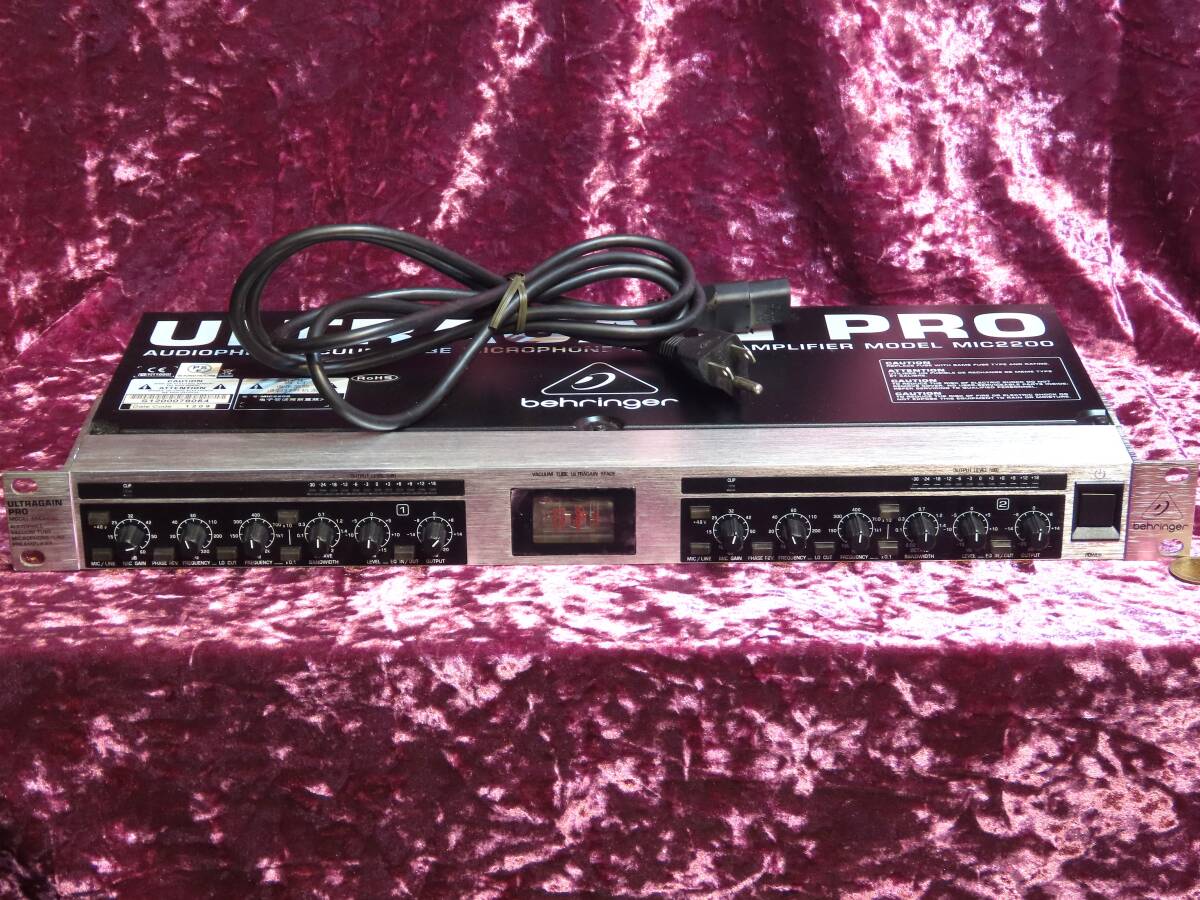 BEHRINGER(ベリンガー)/マイクプリアンプ/MIC2200 ULTRAGAIN PRO
