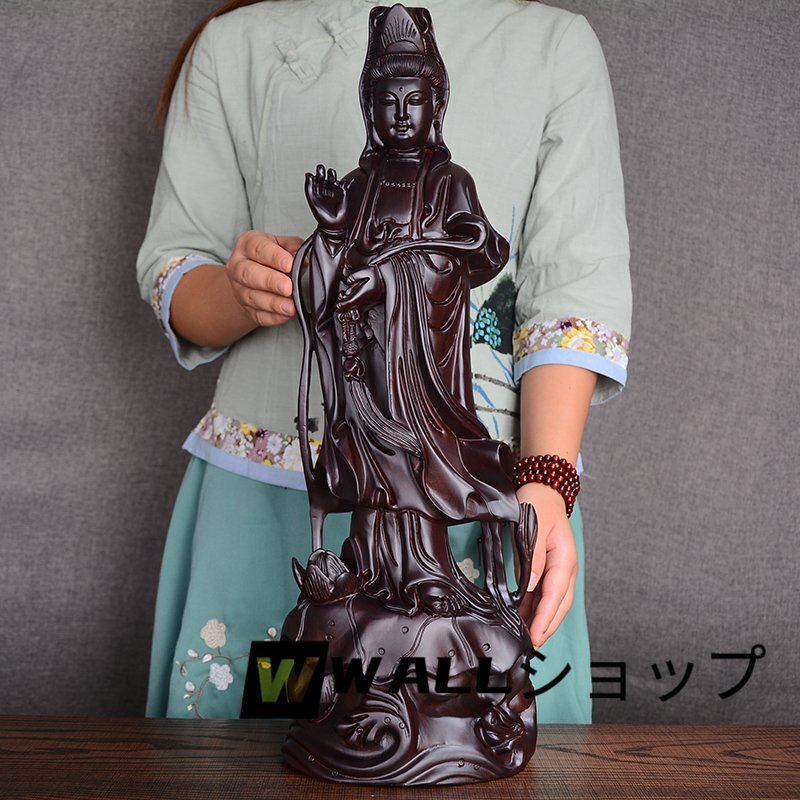 アフリカ ケニア 黒檀彫刻 人形 S No.7 木彫り 一刀彫