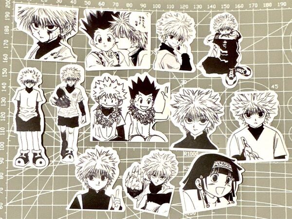 HUNTER X HUNTER キルア アルカ ゴン ステッカー 12枚セット