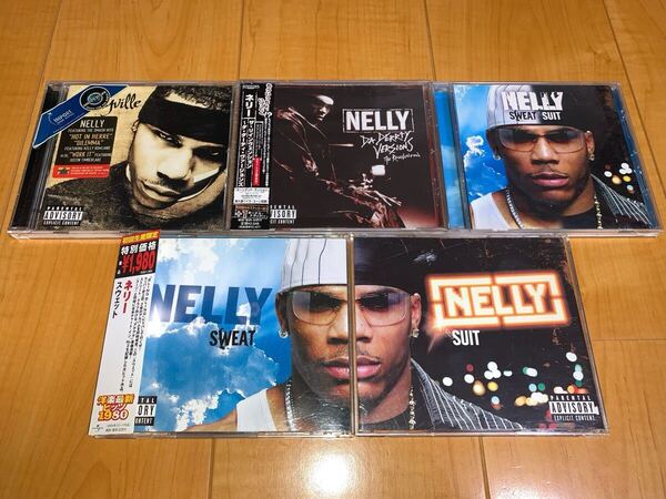 【即決送料込み】Nelly アルバム5枚セット / ネリー / Nellyville / Da Derrty Versions / Sweat / Suit / Sweat/Suit