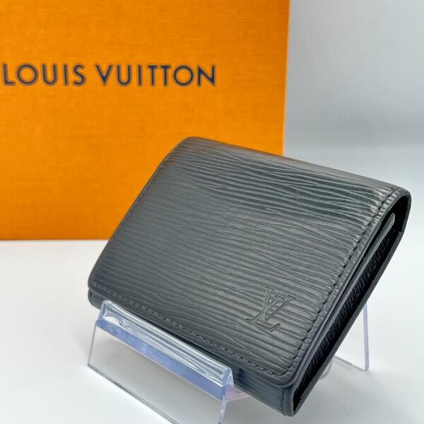 LOUIS VUITTON ルイヴィトン エピ アンヴェロップ カルト ドゥ ヴィジット 黒