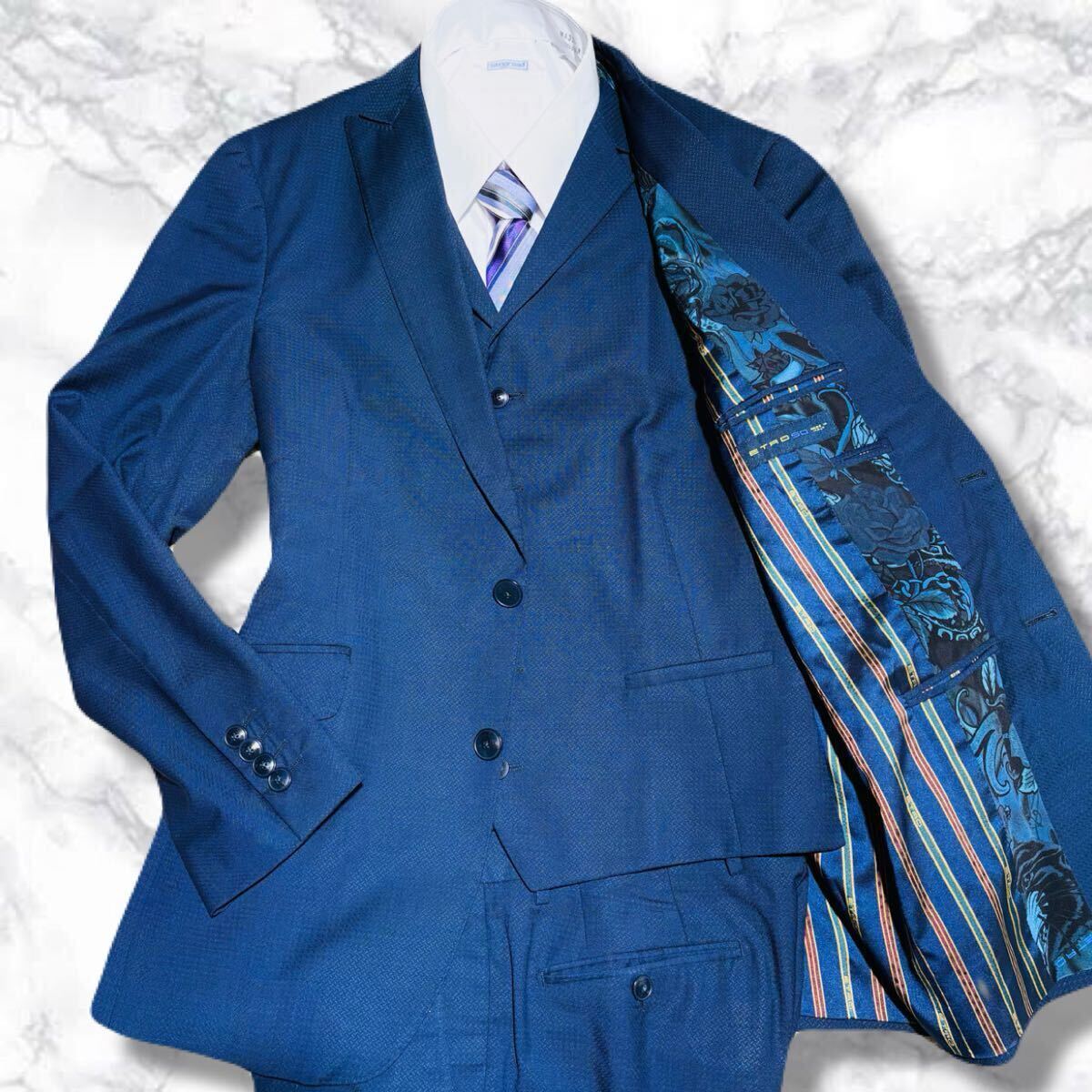 Yahoo!オークション -「etro エトロ スーツ」(スーツ) (メンズ Yahoo!オークション -「etro エトロ スーツ」(スーツ) (メンズ