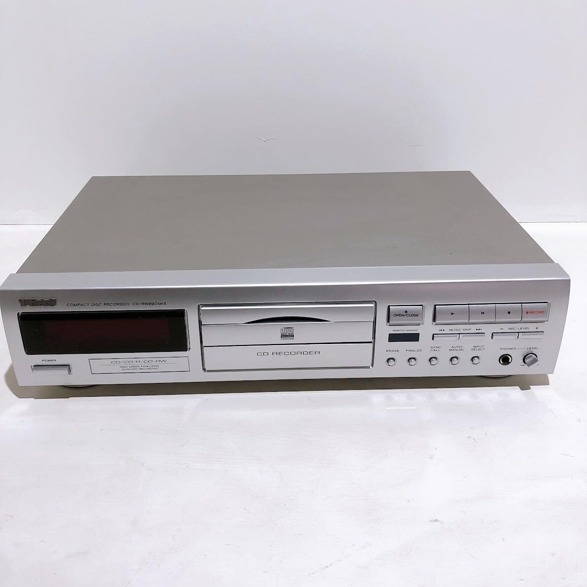 Yahoo!オークション -「teac cd-rw890」の落札相場・落札価格 Yahoo!オークション -「teac cd-rw890」の落札相場・落札価格