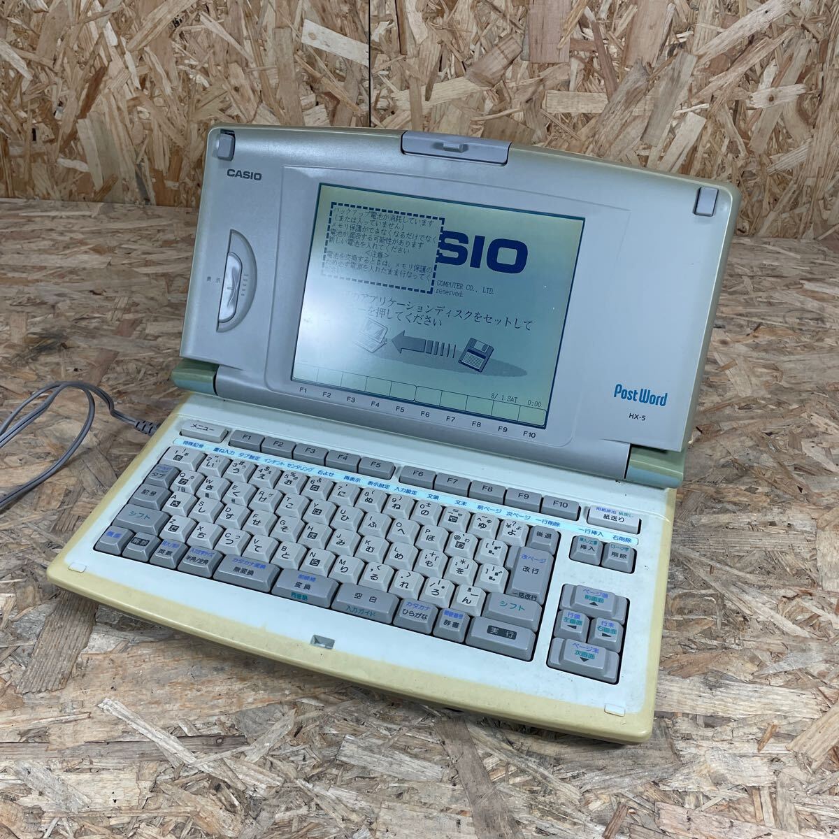 楽天市場】ワープロ カシオ PostWord HX-5（HX5）【整備済・動作