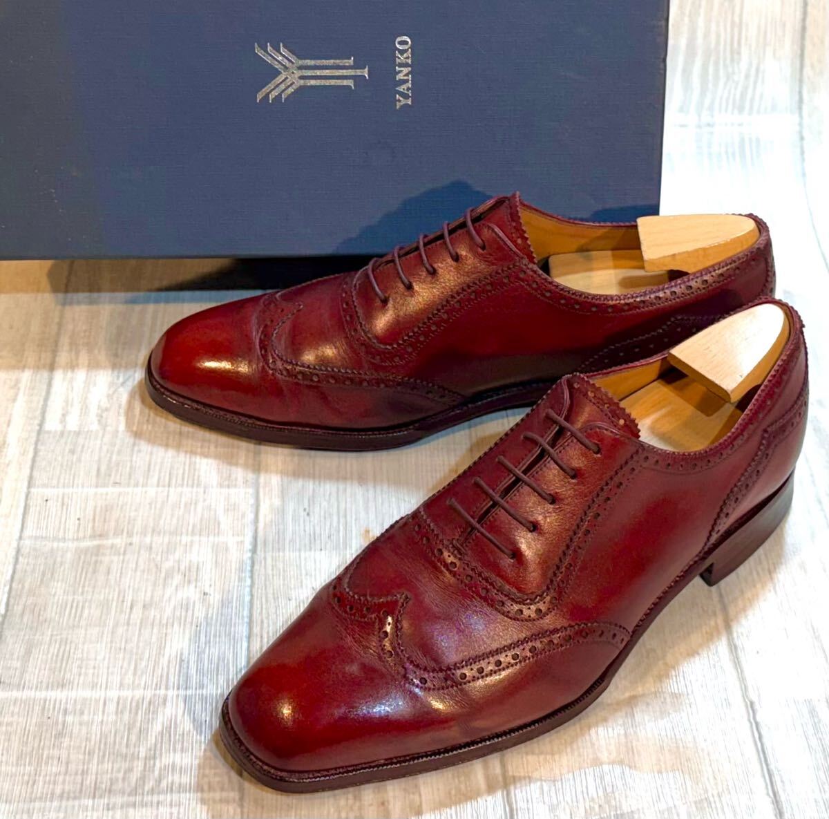 楽天市場】○○ YANKO ヤンコ 14727 PUNCHED CAP SHOES メンズ