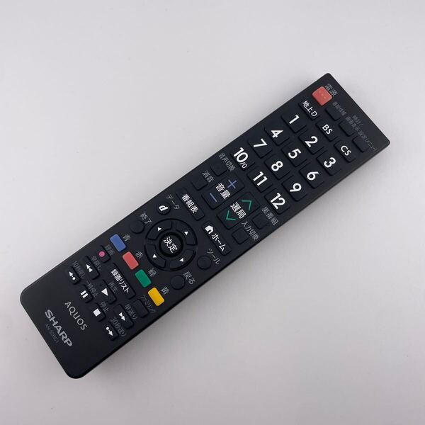 【赤外線動作確認済】送料無料 返金保証 SHARP テレビリモコン AN-52RC1