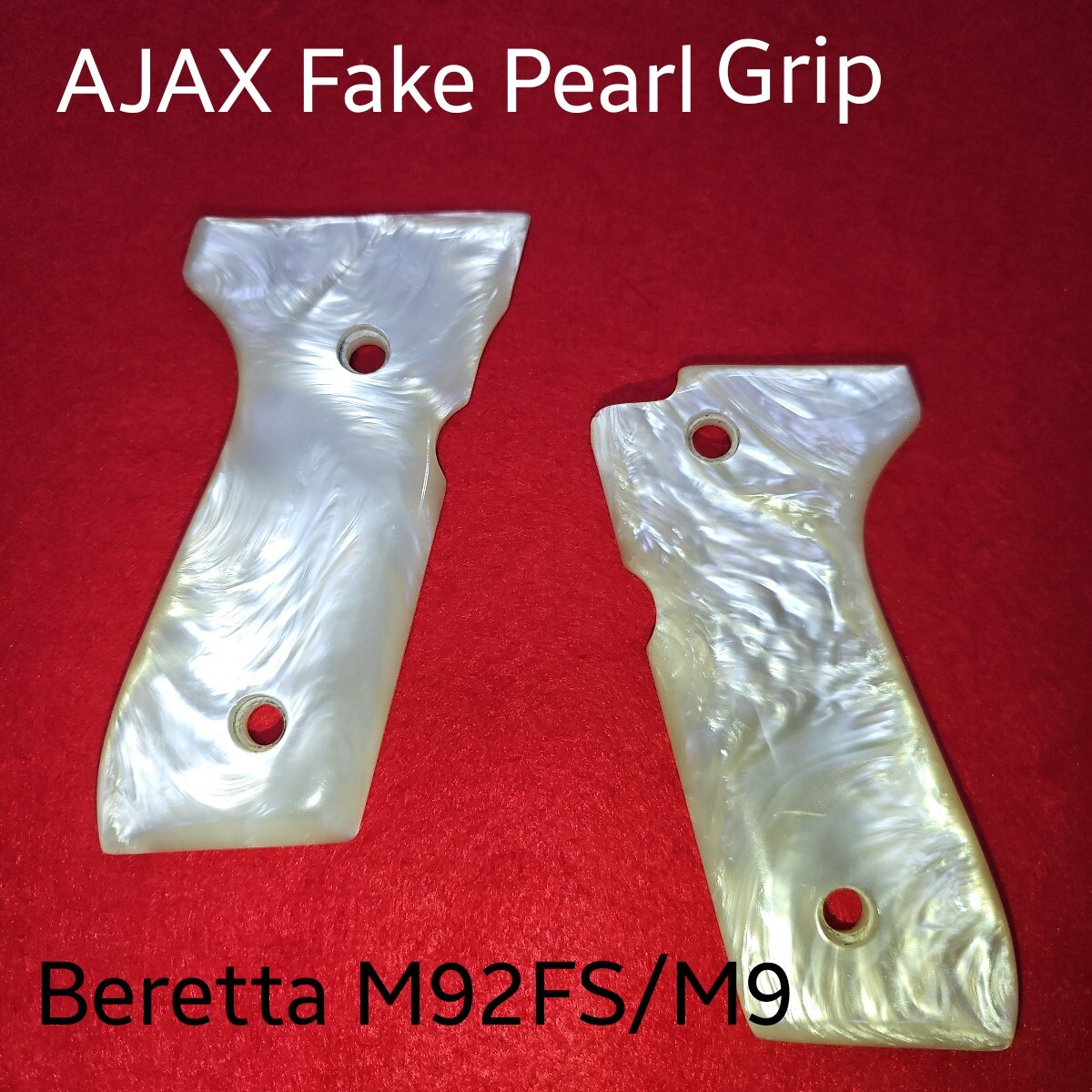 米 AJAX 製 ガバメント用 ブラックパール グリップ トイガン