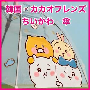 【日本未発売】韓国限定 カカオフレンズ 雨傘 ちいかわ ハチワレ うさぎ