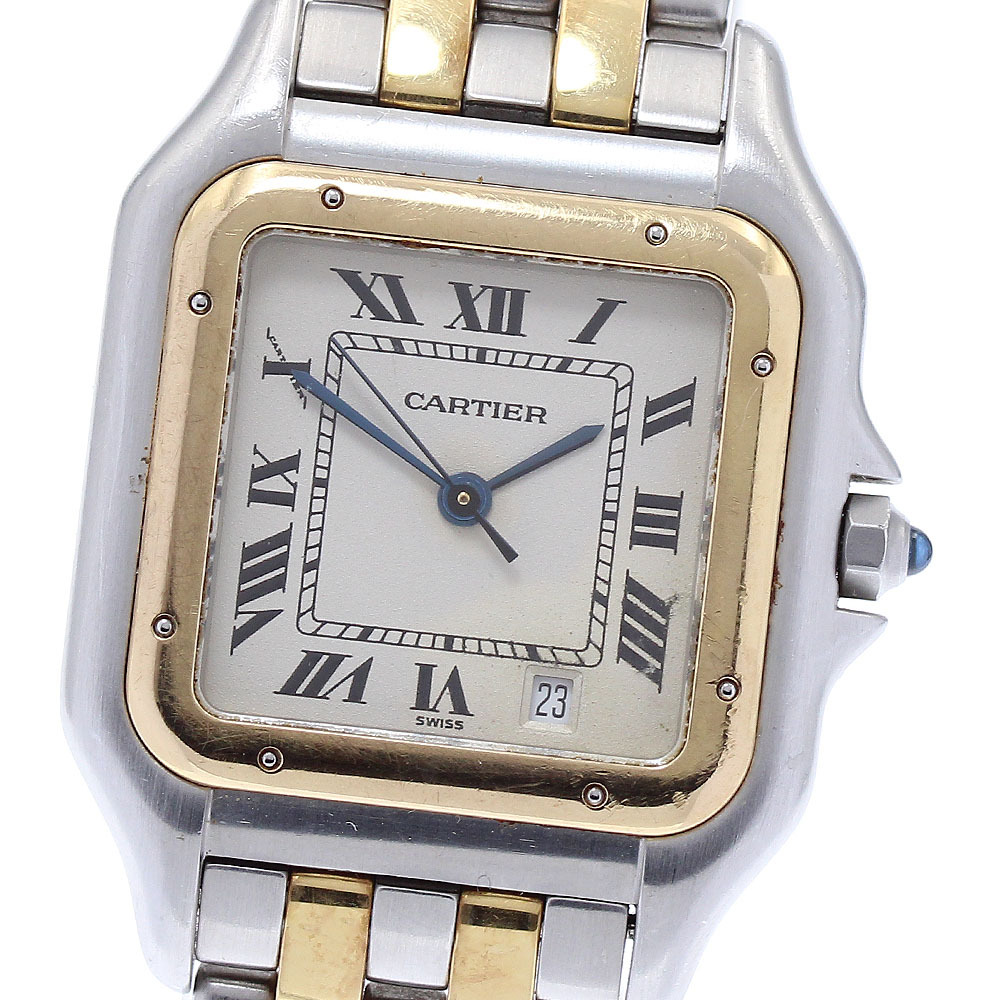 Cartier カルティエ パンテール 旧型 MM コンビ 2ロウ 約1.5cm