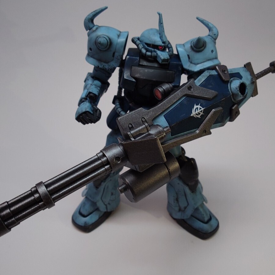 HG HGUC 1/144 グフカスタム 改修 全塗装 完成品