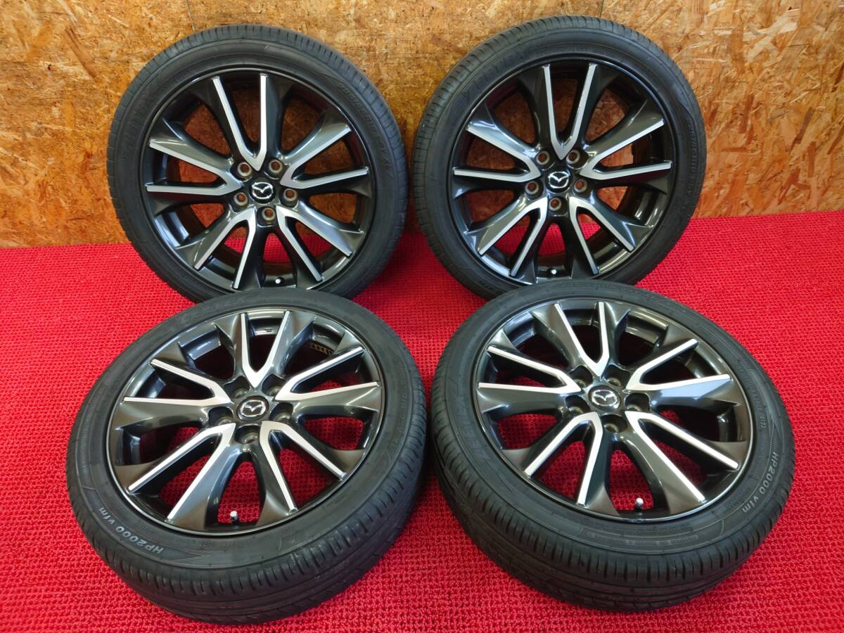 I)マツダ CX-3 純正ホイール 18×7J+50 5H PCD114.3 4本セット