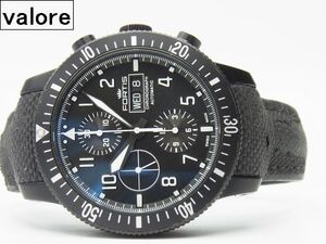 Fortis обвес тормозные колодки трансмиссия таймер хронограф мужской PVD/ кожа ремень 638.18.10LP