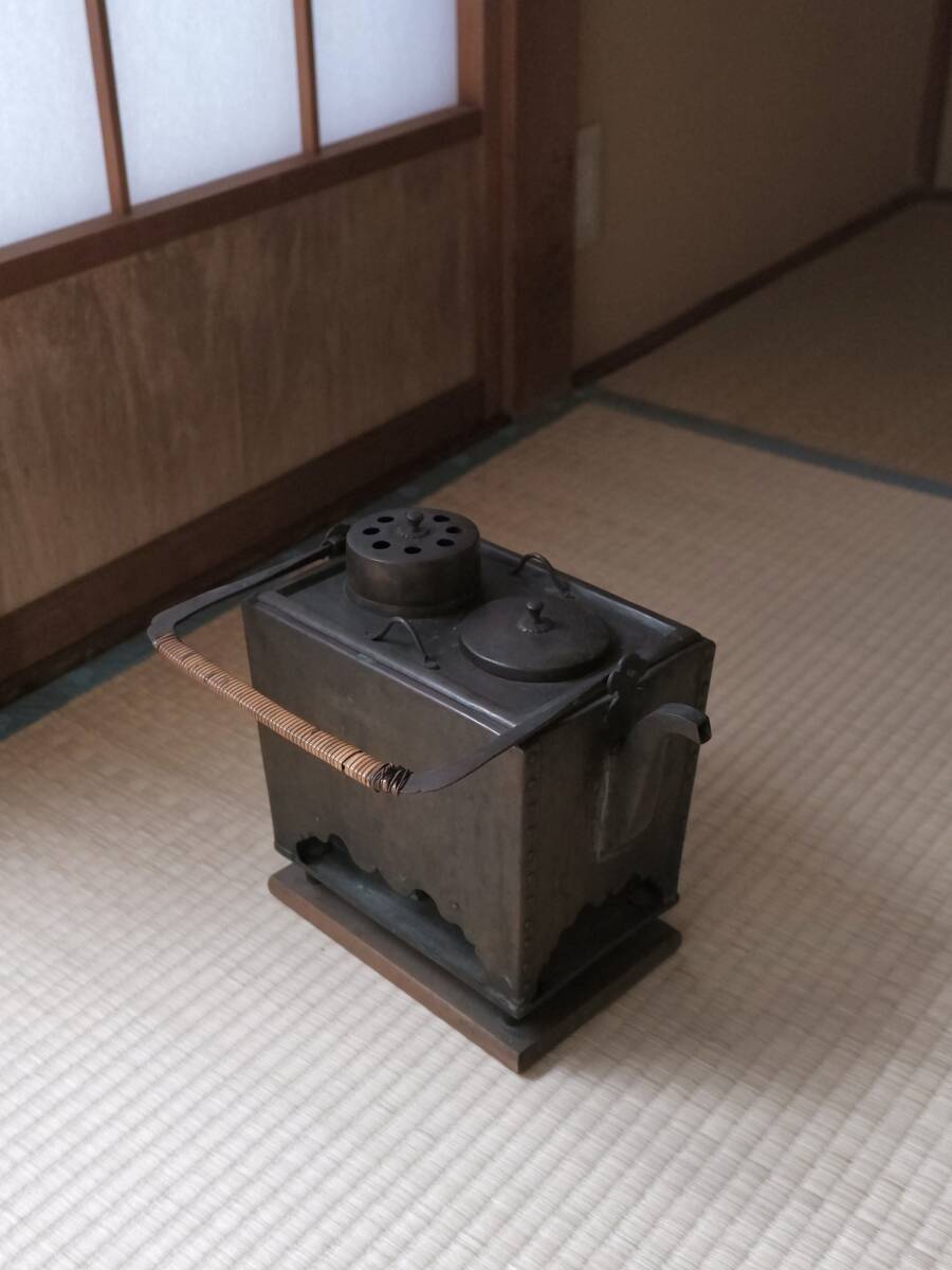 Amazon.co.jp: 珍品燗銅壺 1 燗銅壺 酒燗器 野燗炉 古民具