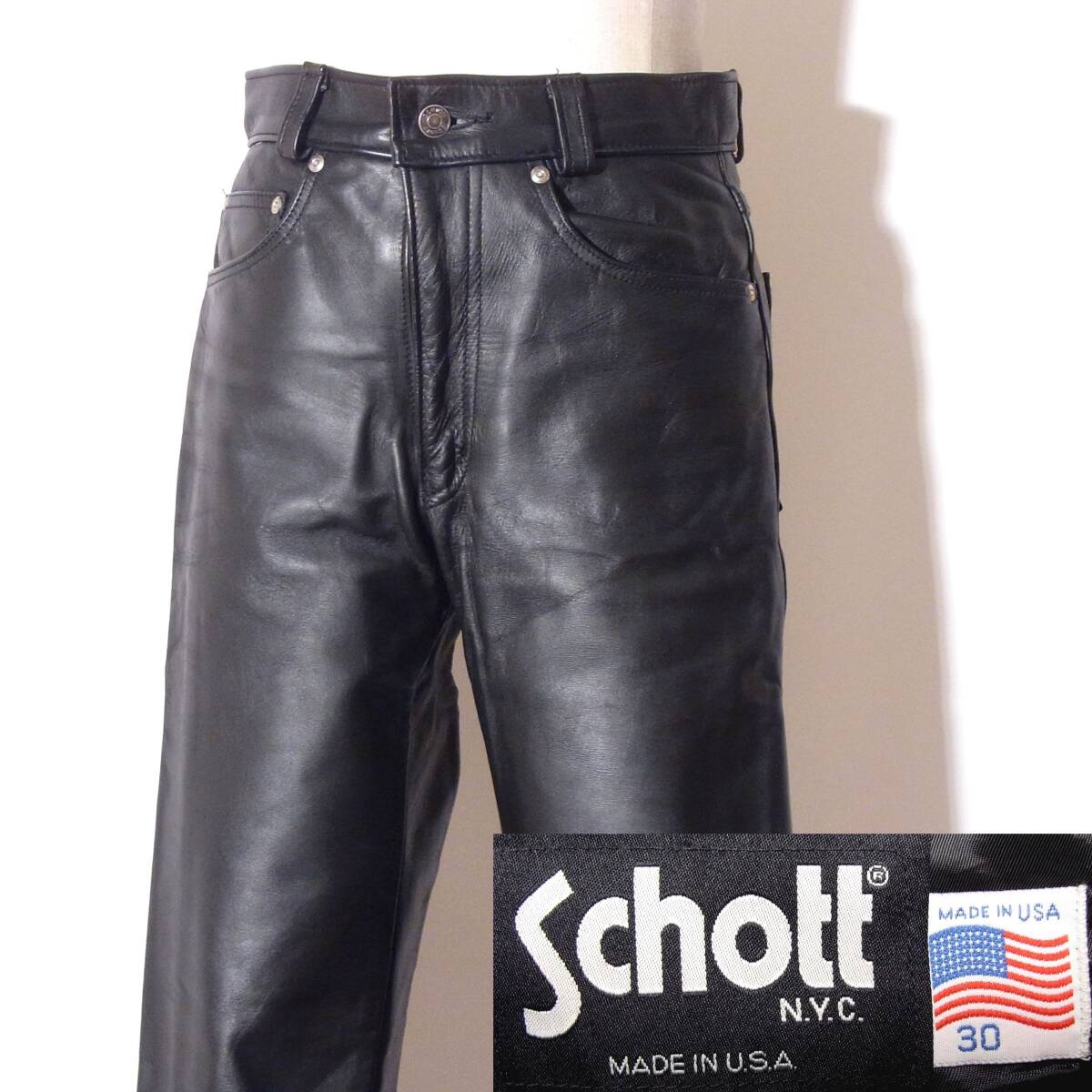 2025年最新】Yahoo!オークション -schott レザーパンツの中古品 2025年最新】Yahoo!オークション -schott レザーパンツの中古品