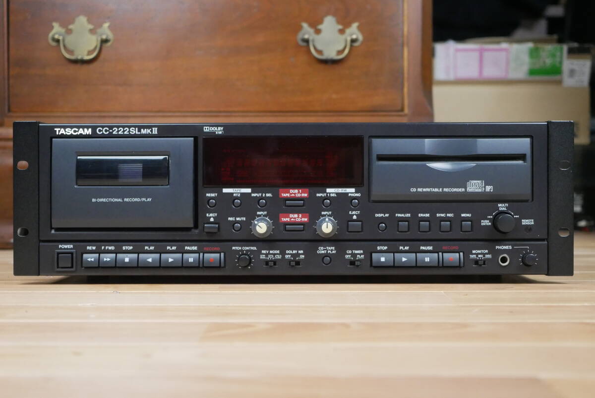 Yahoo!オークション -「tascam cc-222」(一般) (カセットデッキ Yahoo!オークション -「tascam cc-222」(一般) (カセットデッキ