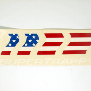 【ジャンク品】SUPERTRAPP(スーパートラップ)ロゴステッカー メーカー正規品 | スパトラ 台紙サイズ50x140mm 新品未使用品 送料無料