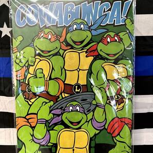 デカい!! 大型60cm ティーンエイジ・ミュータント・ニンジャ・タートルズ メタル看板 新品