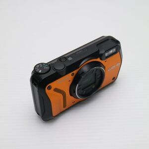 美品 WG-6 オレンジ 即日発送 RICOH コンパクトデジタルカメラ あすつく 土日祝発送OK