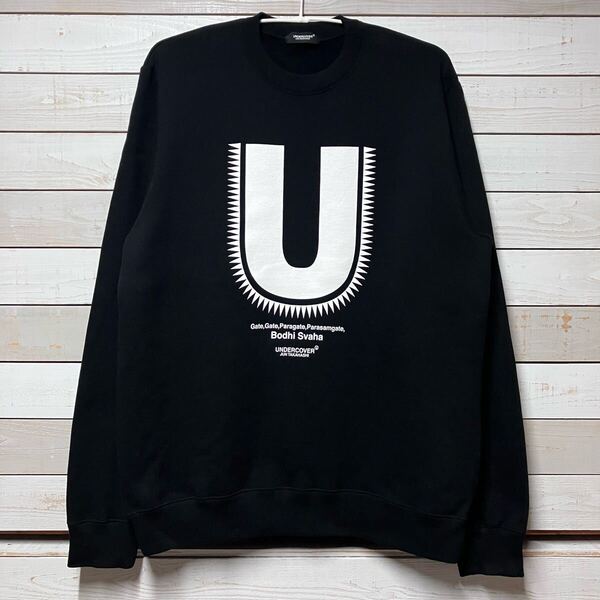 SIZE 5 UNDERCOVER BLACK SWEAT UC アンダーカバー ブラック スウェット クルーネック