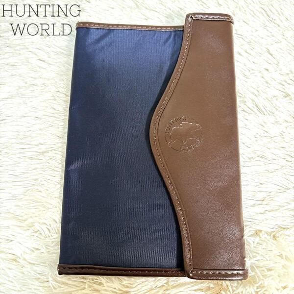 HUNTING WORLD ハンティングワールド バチュークロス 手帳カバー