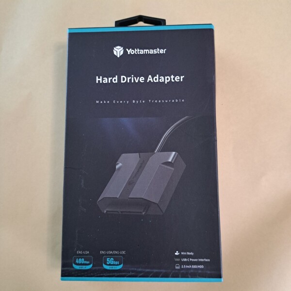 Hard Drive Adapter EN1-U3Cケーブルアダプター Cケーブル 送料無料 EN1-U3C Yottamaster SATA USB 変換ケーブル 0.5m 2.5インチ