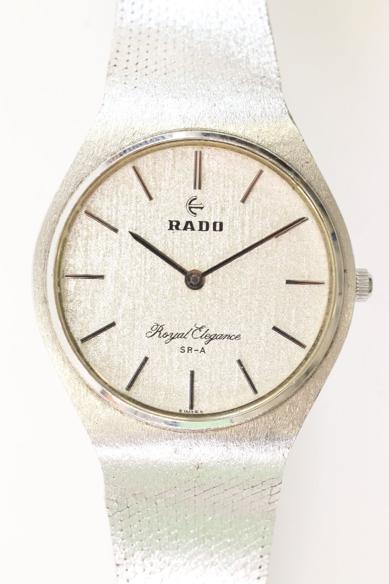 RADO Royal Elegance SR-E Silver 925 Automatic Men's Square