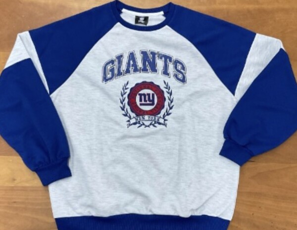 即決 NFL ニューヨーク・ジャイアンツ レディーストレーナー【M】新品タグ付き New York Giants スウェット