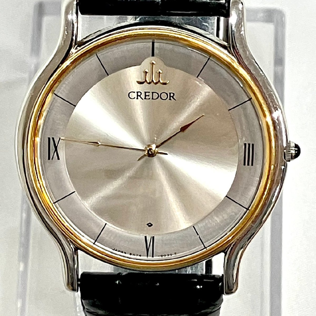 セイコー SEIKO クレドール 18K ベゼル 5A74-0020 クオーツ