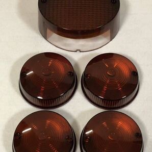 Z1 Z2 テール ウインカーレンズ セット ブラウン 濃いめ スモークテール スモークウィンカー クリア 黄ばみ 純正 真鍮 BEET 当時