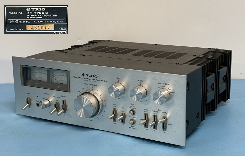 Yahoo!オークション -「trio ka-7700d」(アンプ) (オーディオ Yahoo!オークション -「trio ka-7700d」(アンプ) (オーディオ