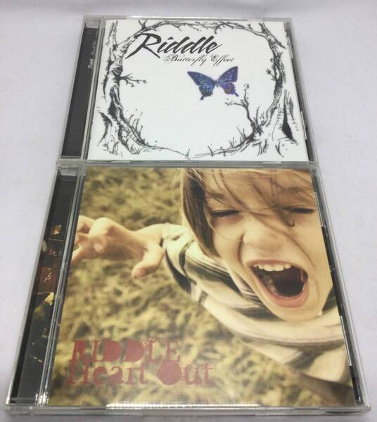 【RIDDLE CD2点】Heart Out / butterfly effect|リドル エモコア メロコア メロディックパンク