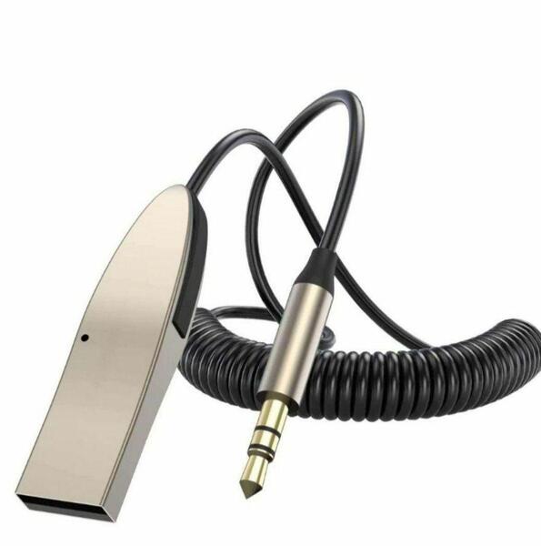 Bluetooth 5.0 レシーバー 車載 受信機 3.5mmイヤホンジャック