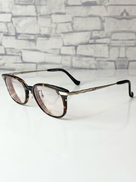 MENS MARK charmant XM-1142 メンズマーク シャルマン ウェリントン型 ブラウンデミ 眼鏡 良品