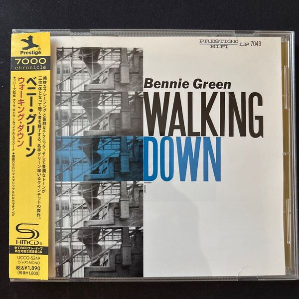 WALKING DOWN / ウォーキング・ダウン / bennie green / ベニー・グリーン / SHM-CD