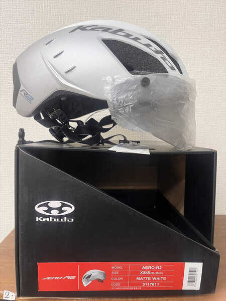 OGKカブト オージーケーカブト AERO-R2 エアロ R2 マットホワイトシルバー XS/S(54-56cm) OGK Kabuto