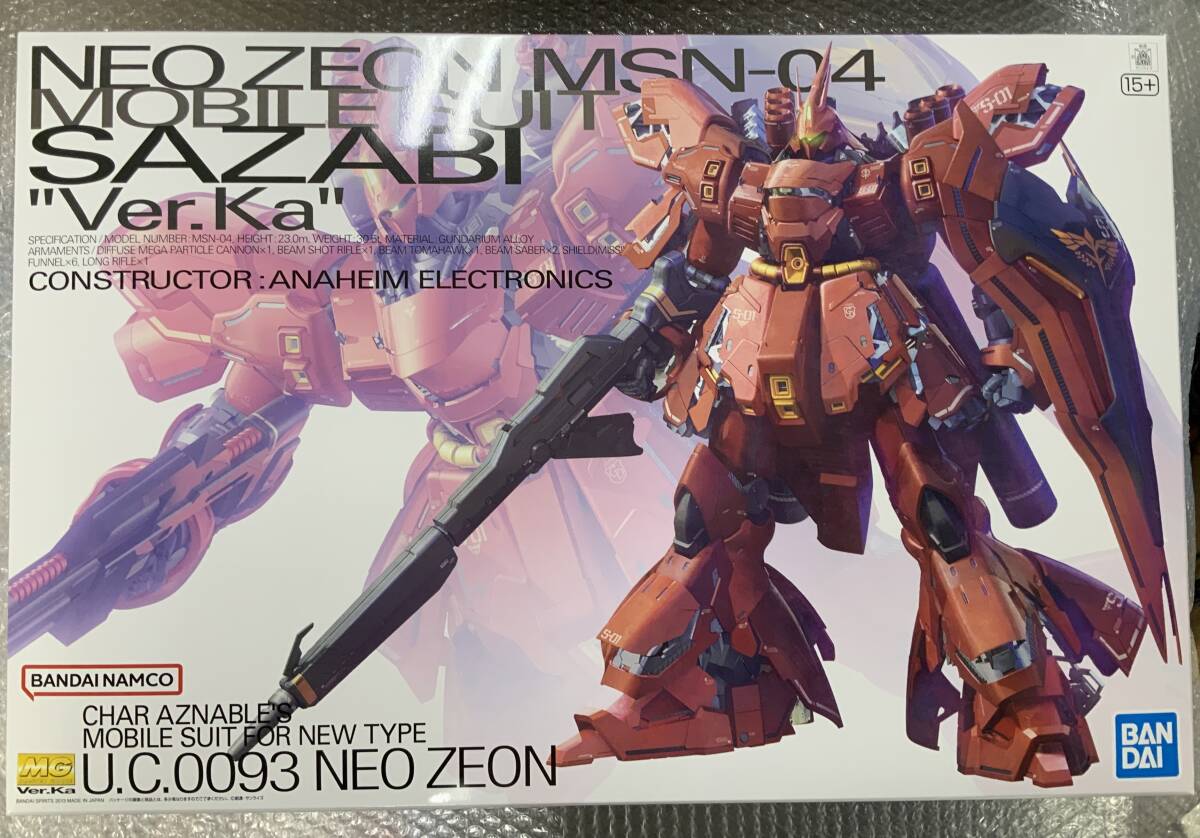 Amazon | MG 1/100 MSN-04 サザビーVer.Ka (機動戦士ガンダム